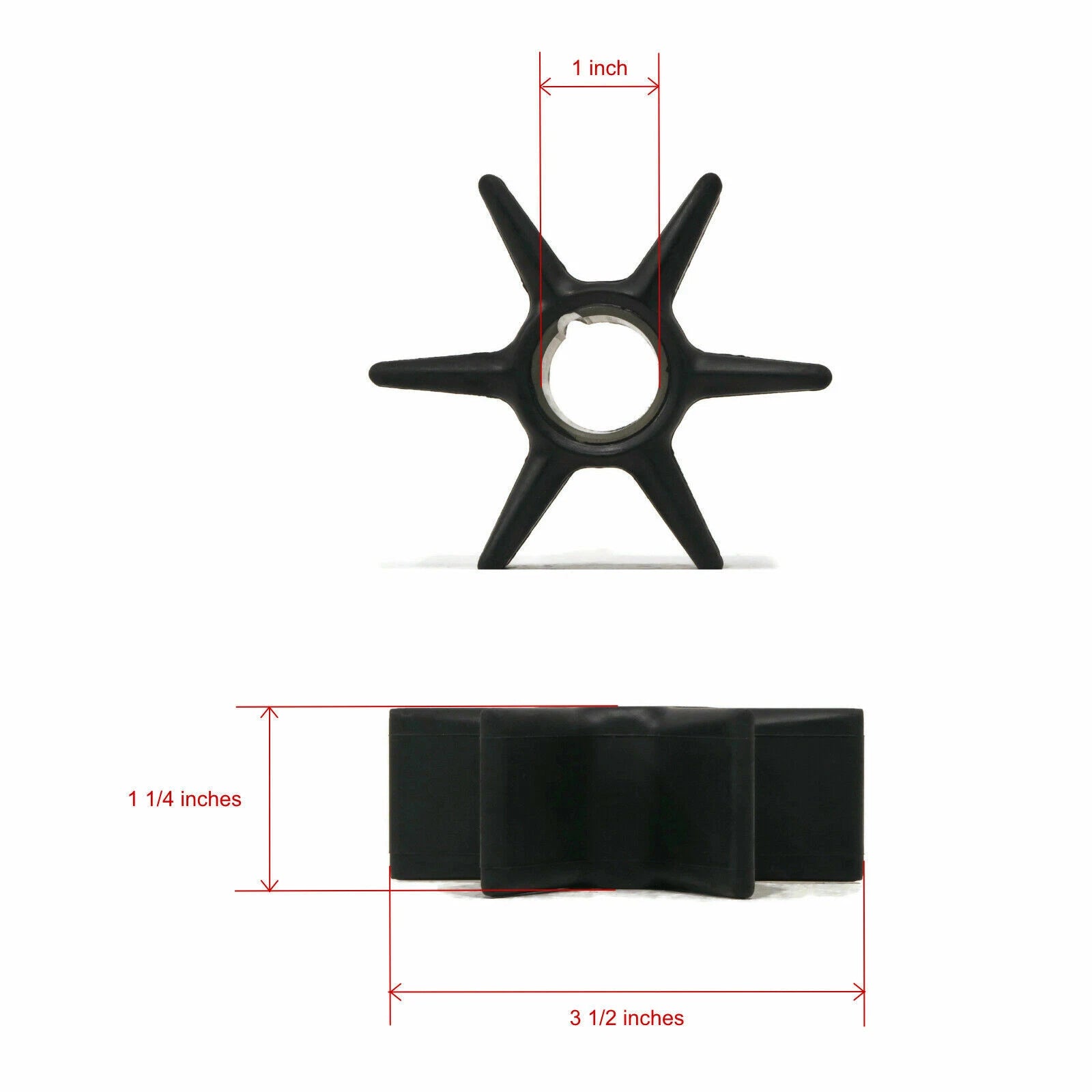 Water Pump Impeller Repair Kit for Mercury Verado 5.44 L6 (8M0100526)
