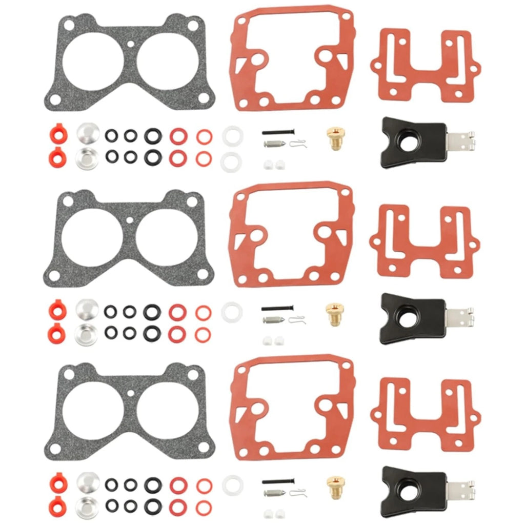 3Pcs Carburetor Kit for Johnson/Evinrude Outboard (434888, 435443, 0439076)