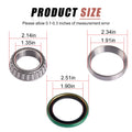 Rear Hub Bearing Seal Repair Kit for Polaris Scrambler 400 500 (1999–2002) 3554517 3554518