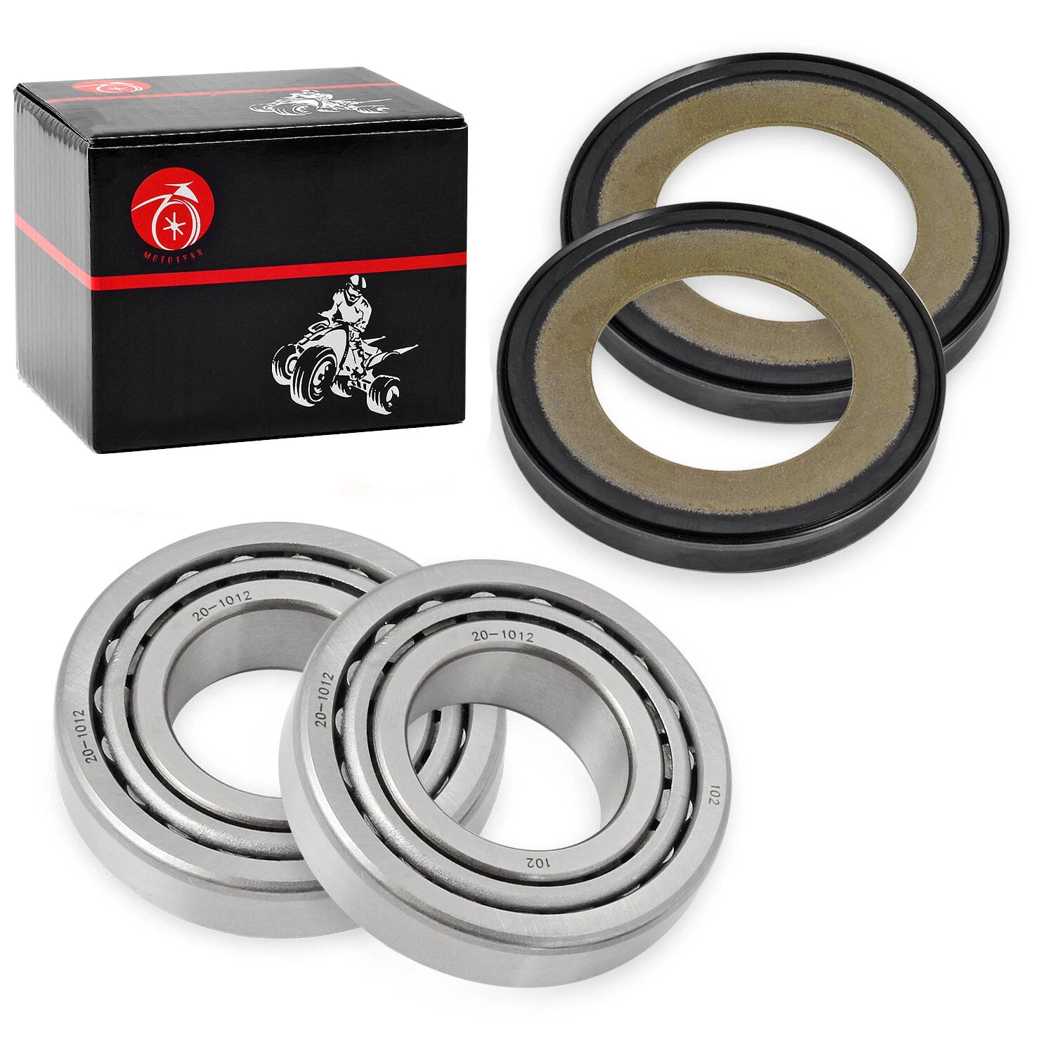 Neck Stem Post Bearing & Race Kit 22-1032 for Electra Glide (1984–2013)