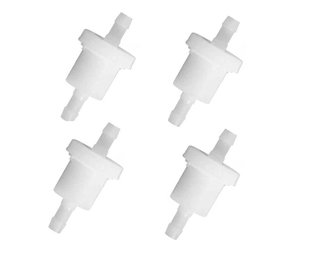 Set of 4 Fuel Filters for Mercury Outboard 9.9 15 HP (35-80365M, 18-7713, 646-24251)