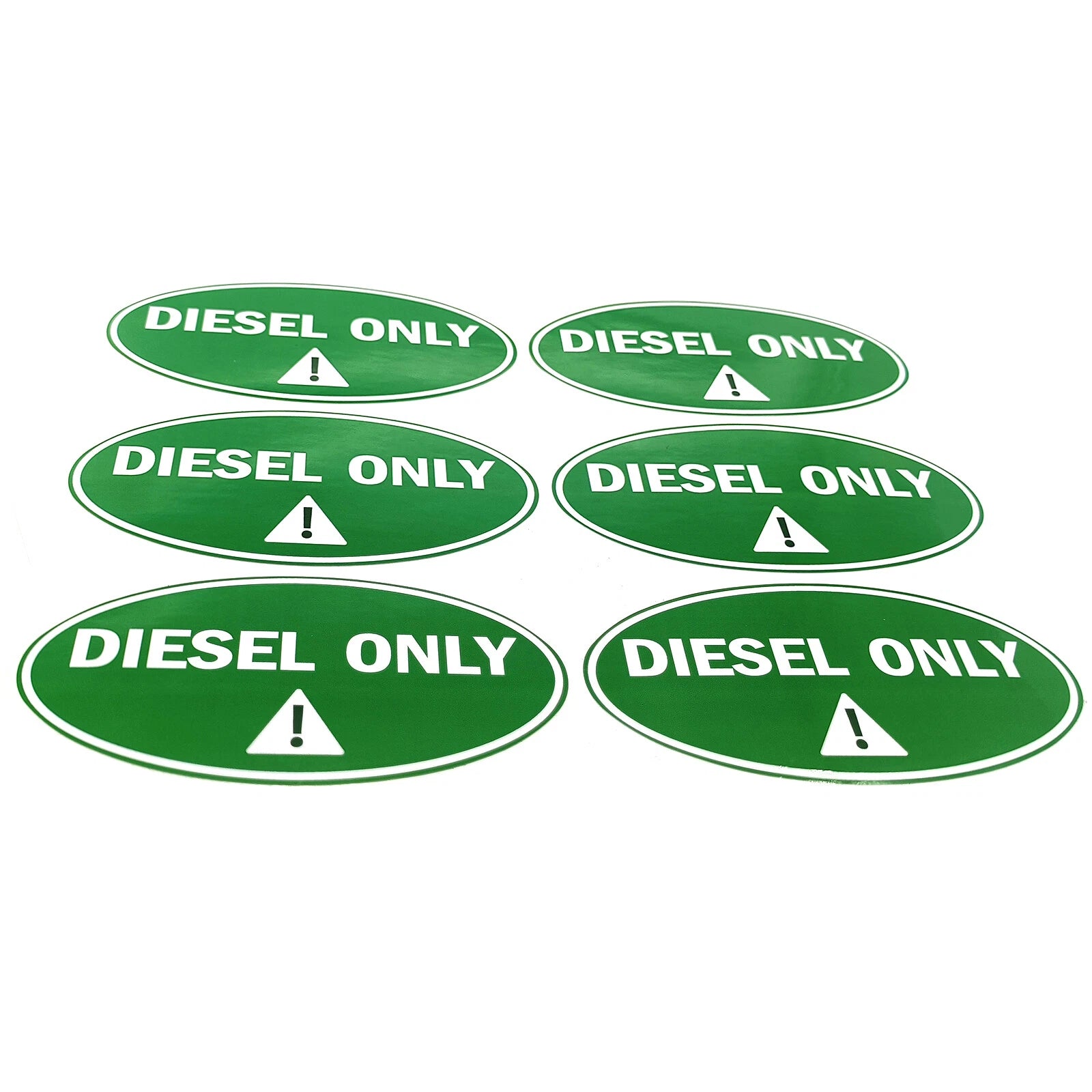 Diesel Only Stickers for Workshop Machinery Identification
