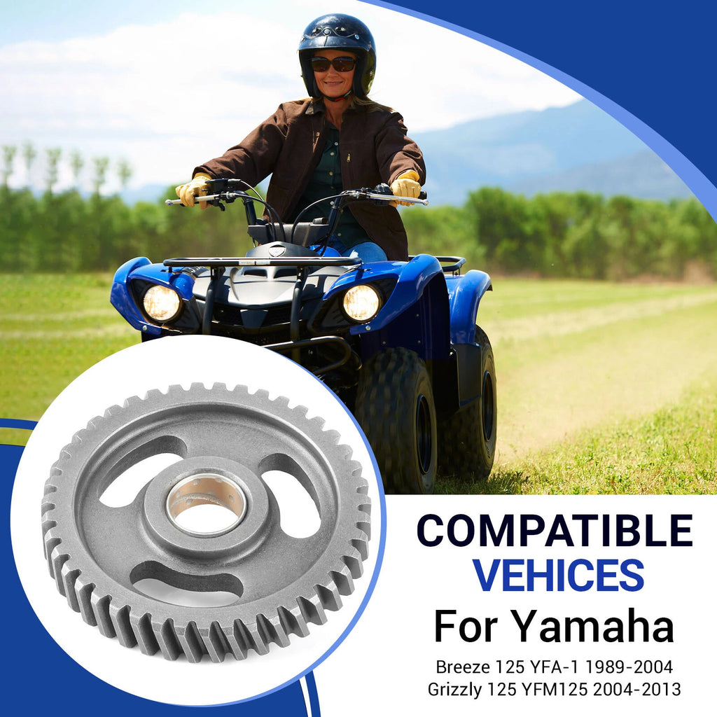 Main Transmission Primary Driven Gear for Yamaha Grizzly 125 YFM125 (2004–2013)