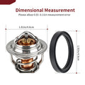Thermostat w/ O-Ring 7052496 for Polaris Ranger 570, Sportsman 570 (2014–2025)