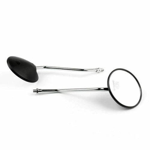 10mm Black Rear Side View Mirrors for Honda XR250 XR400 XR600 TLR200 XL100 (1990–2023)