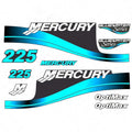 Set of 2 Decals for Mercury Outboard 225hp (824105A00)