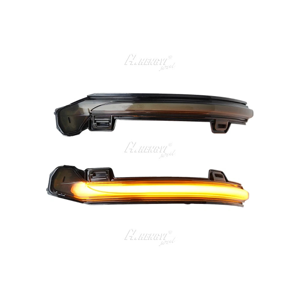 Sequential LED Amber Side Mirror Turn Signal Light Pair for Benz W206 W214 W223