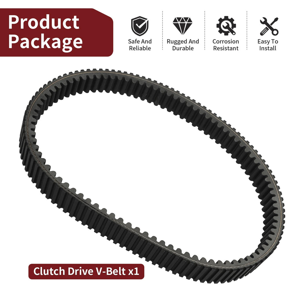 Clutch Drive V-Belt B4J-17641-00-00 for Yamaha Wolverine X2 1000 (2024)