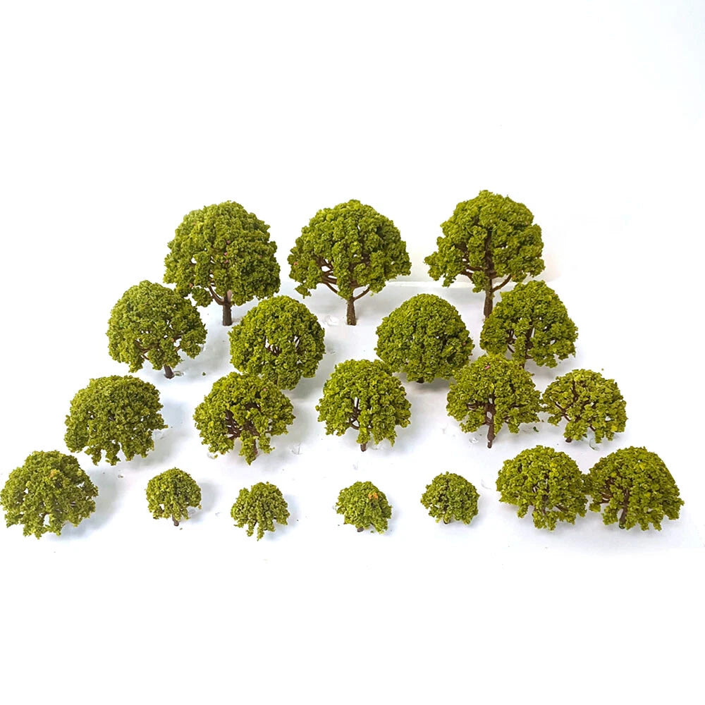 52Pcs Trees for Multiple Models O HO N Scale Railway Wargame