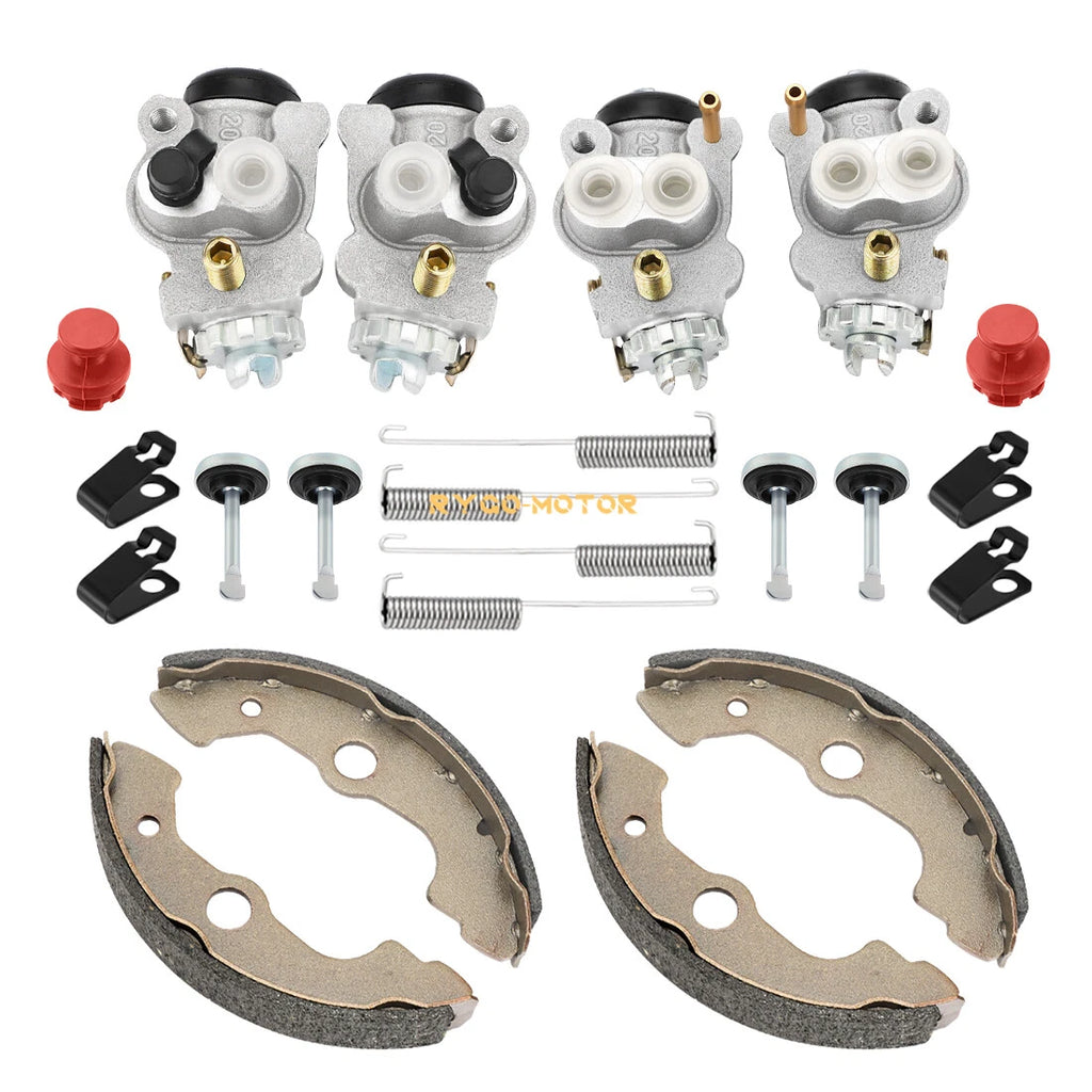 Front Brake Wheel Cylinder Shoes Kit for Honda FourTrax 300 TRX300FW (1988–2000)