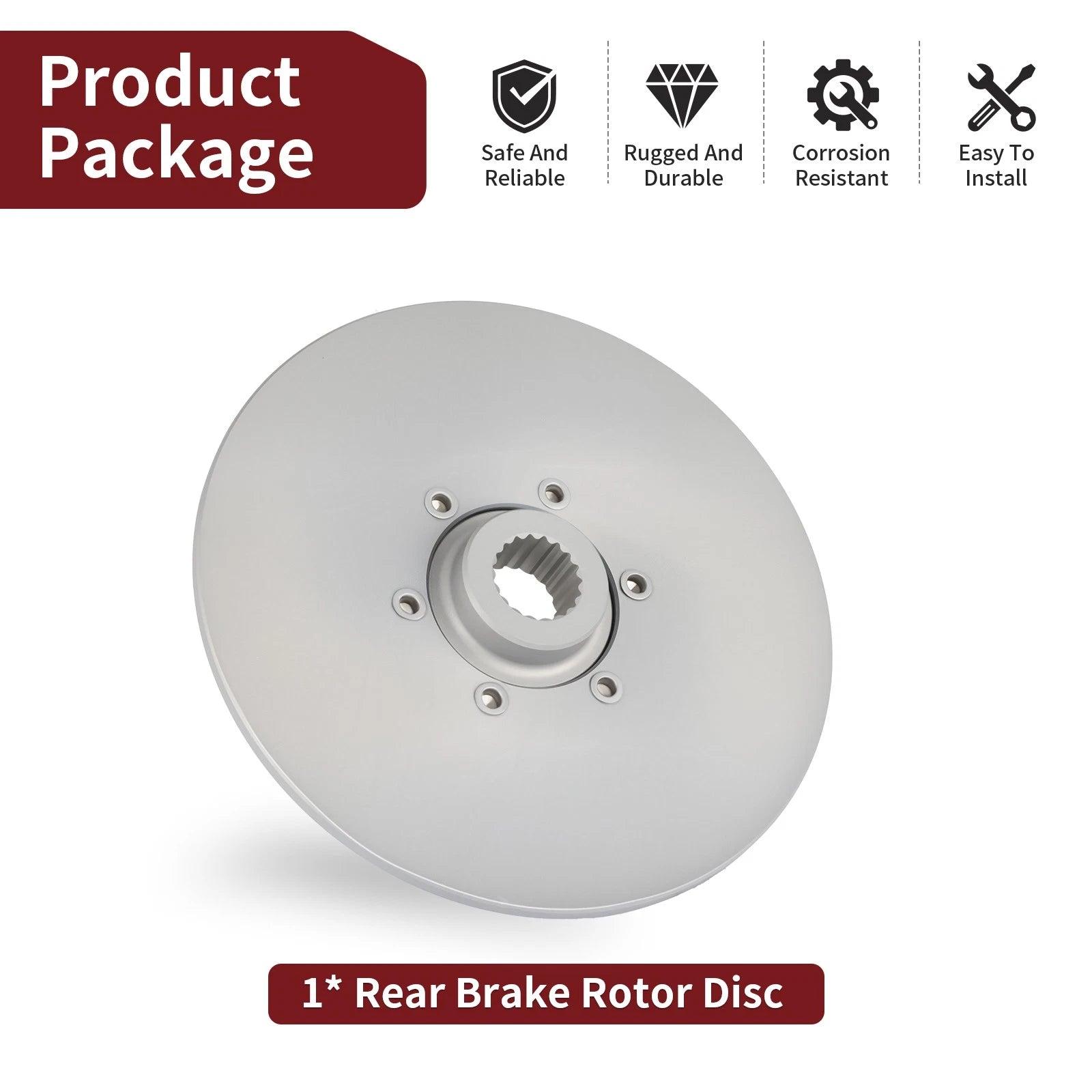 Rear Brake Rotor Disc Assembly #1910177 for Polaris Scrambler 400 500 (1999–2002)