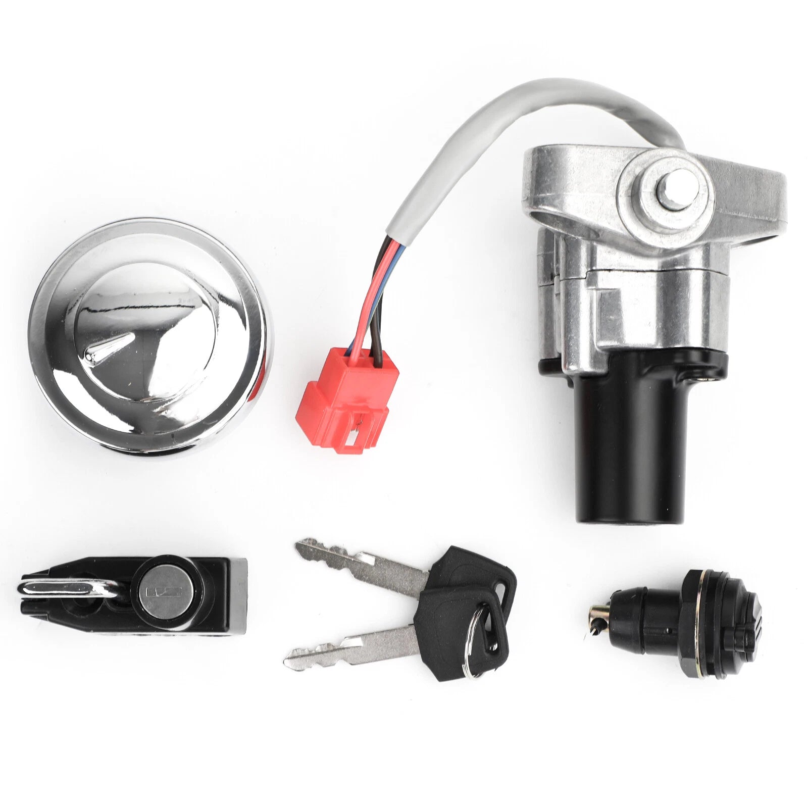 Ignition Switch Lock Set for Yamaha V Star XVS (2000–2019)