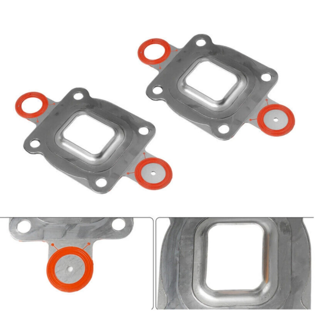 2X Exhaust Elbow Riser Gasket for MerCruiser 4.3 5.0 5.7 L (864850A02)