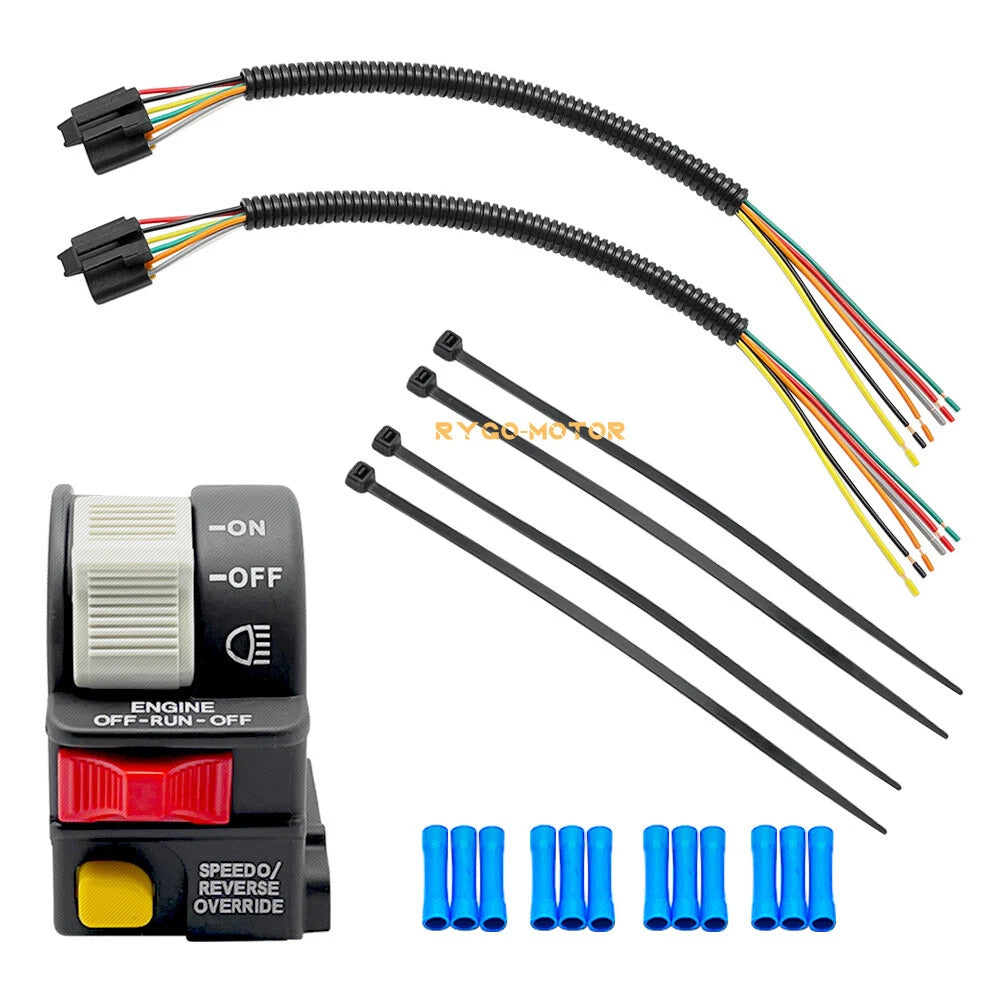 Handlebar Switch & Pigtail Harness Kit for Polaris Sportsman (300–1000)