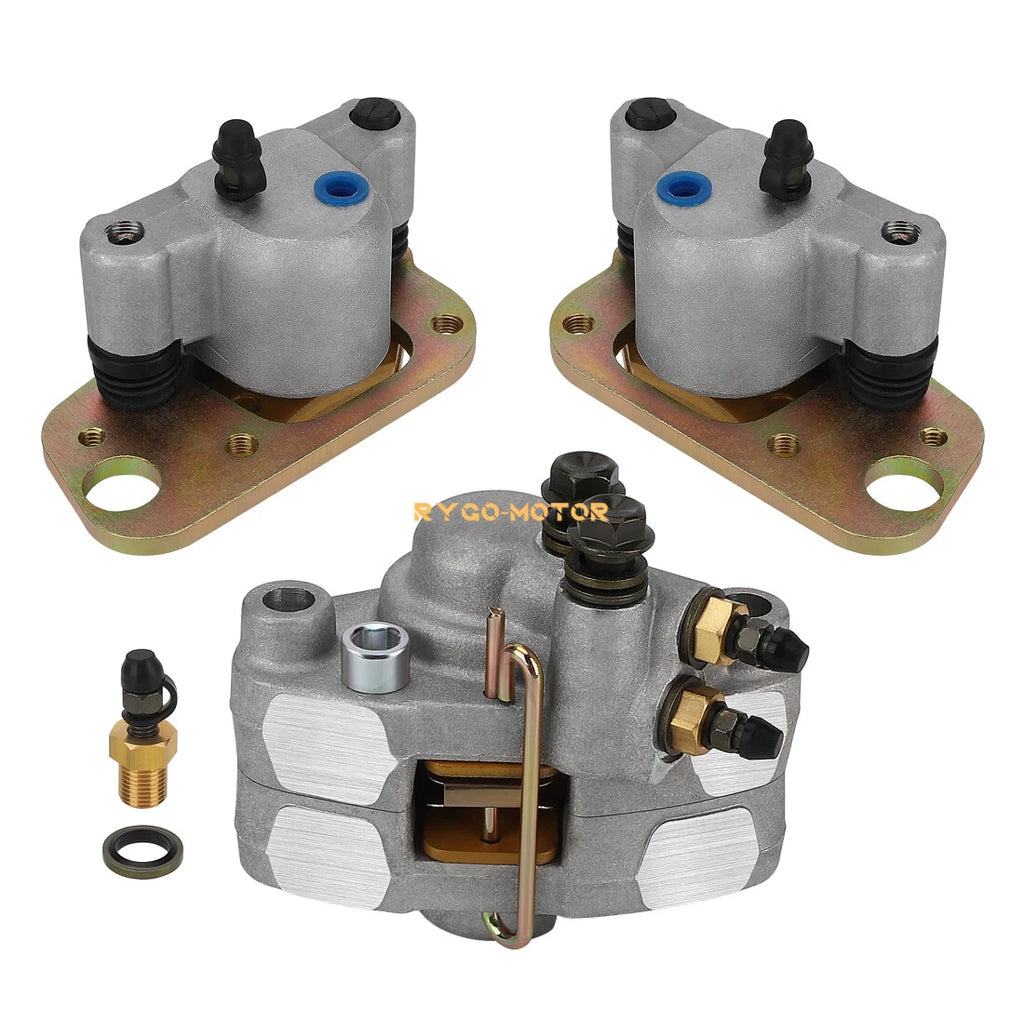 Front & Rear Brake Calipers with Pads for Polaris Trail Boss 330 325 (2000–2004)