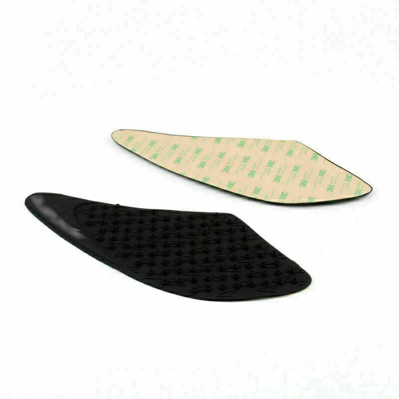 Black Tank Traction Gas Pad Knee Grips for Kawasaki ZX-6R (2007–2008) T9