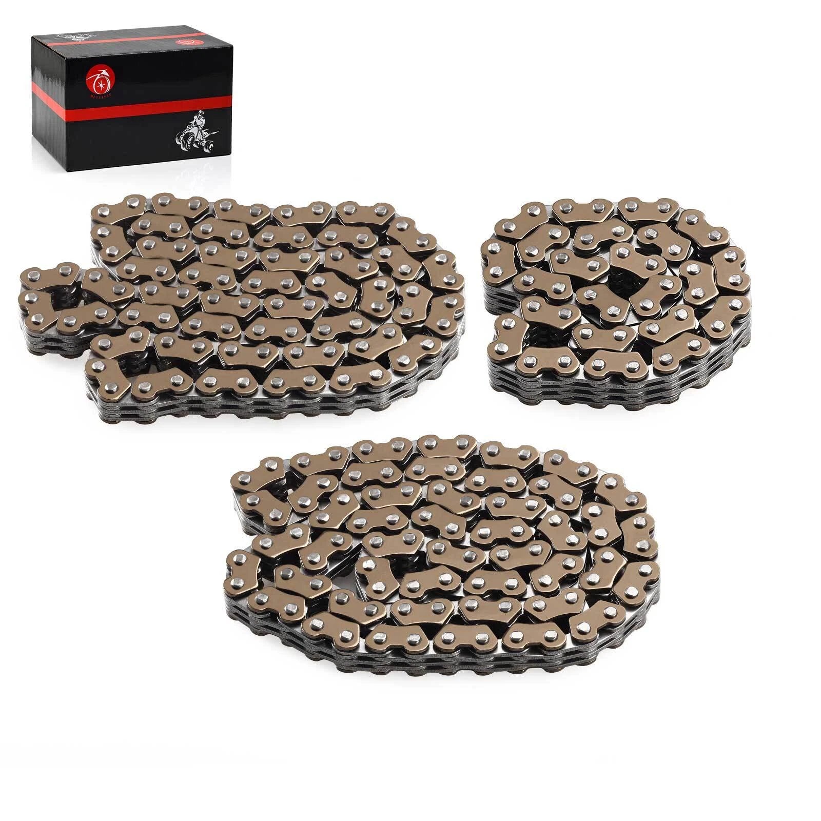 Set of 2 Cam Chains Timing Chain for Kawasaki KVF650 Brute Force (2005–2013)