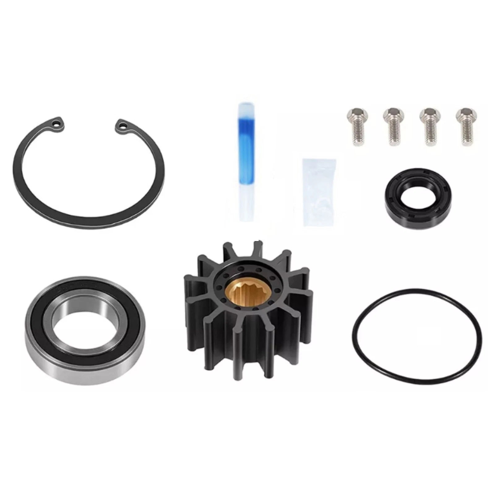 Raw Water Pump Bearing & Seal for Volvo Penta (21214599, 21214596, 3812693, 3812697)