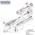 Lower Unit Repair Seal Kit for Yamaha FL350 LF350 FL350A LF350A F350 F350A