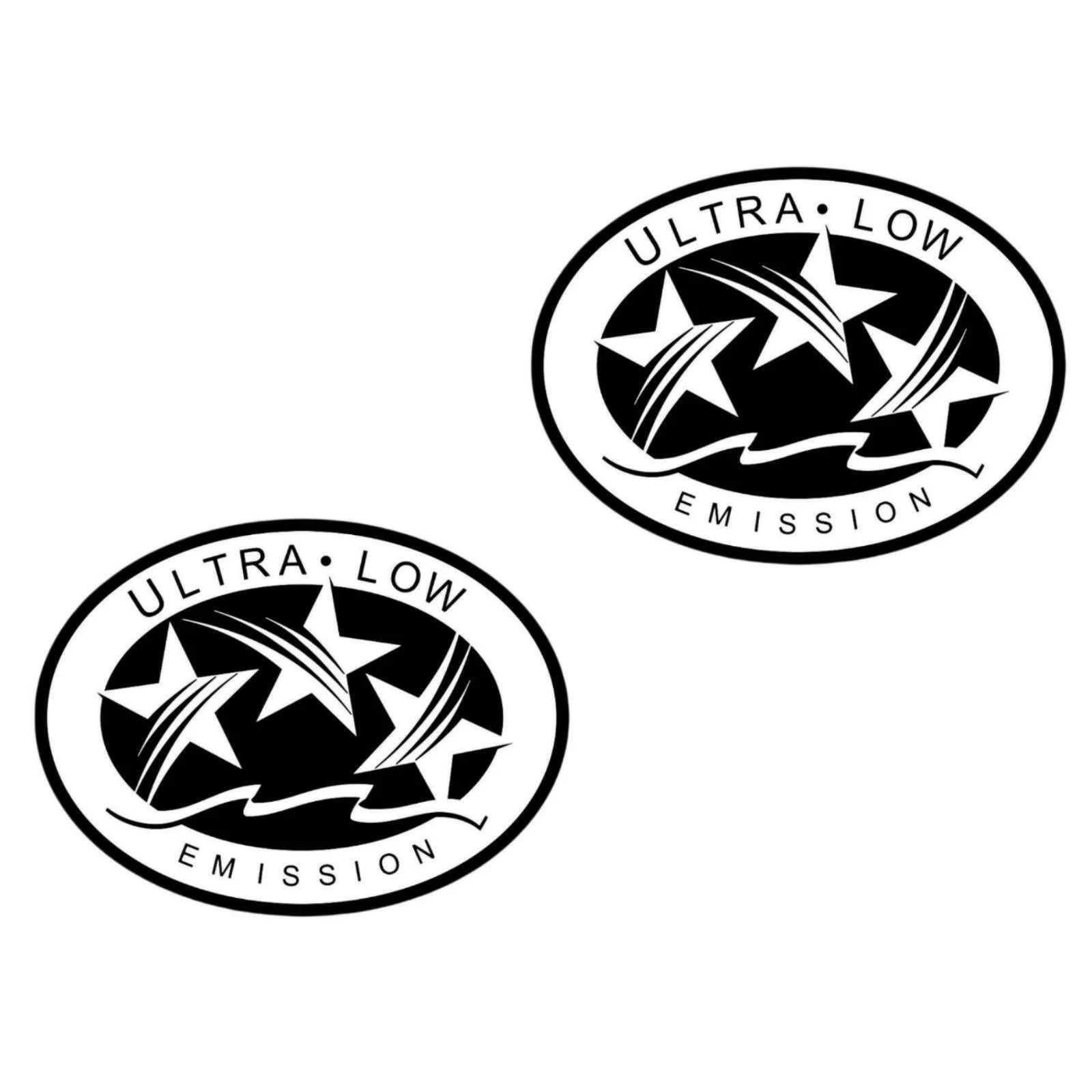 Set of 2 Outboard Graphic Sticker Decals for California DOT (3 Star)