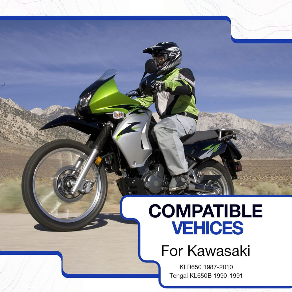 Radiator Reservoir & Cap Kit for Kawasaki KLR650 Tengai KL650B (1987–2010)