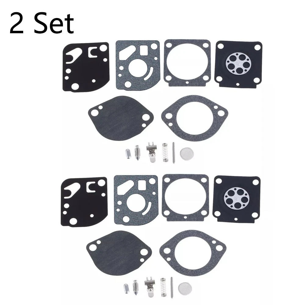 Set of 2 Carburetor Repair Kits for Zama RB-97 C1Q-S72 C1Q-S110 C1Q-S110A