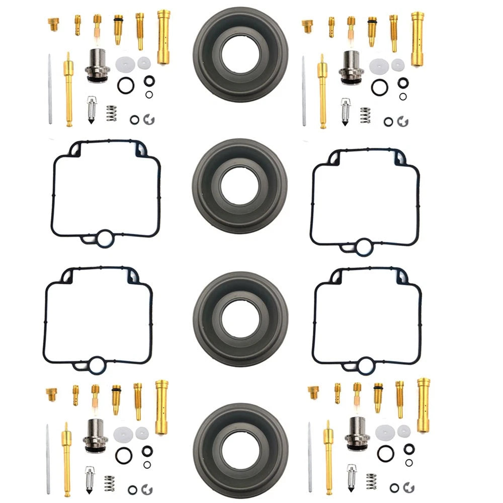 4X Carburetor Repair Kit for Suzuki GS500E GSX1100G DR250S DR250SE DR350S (1989–2000)