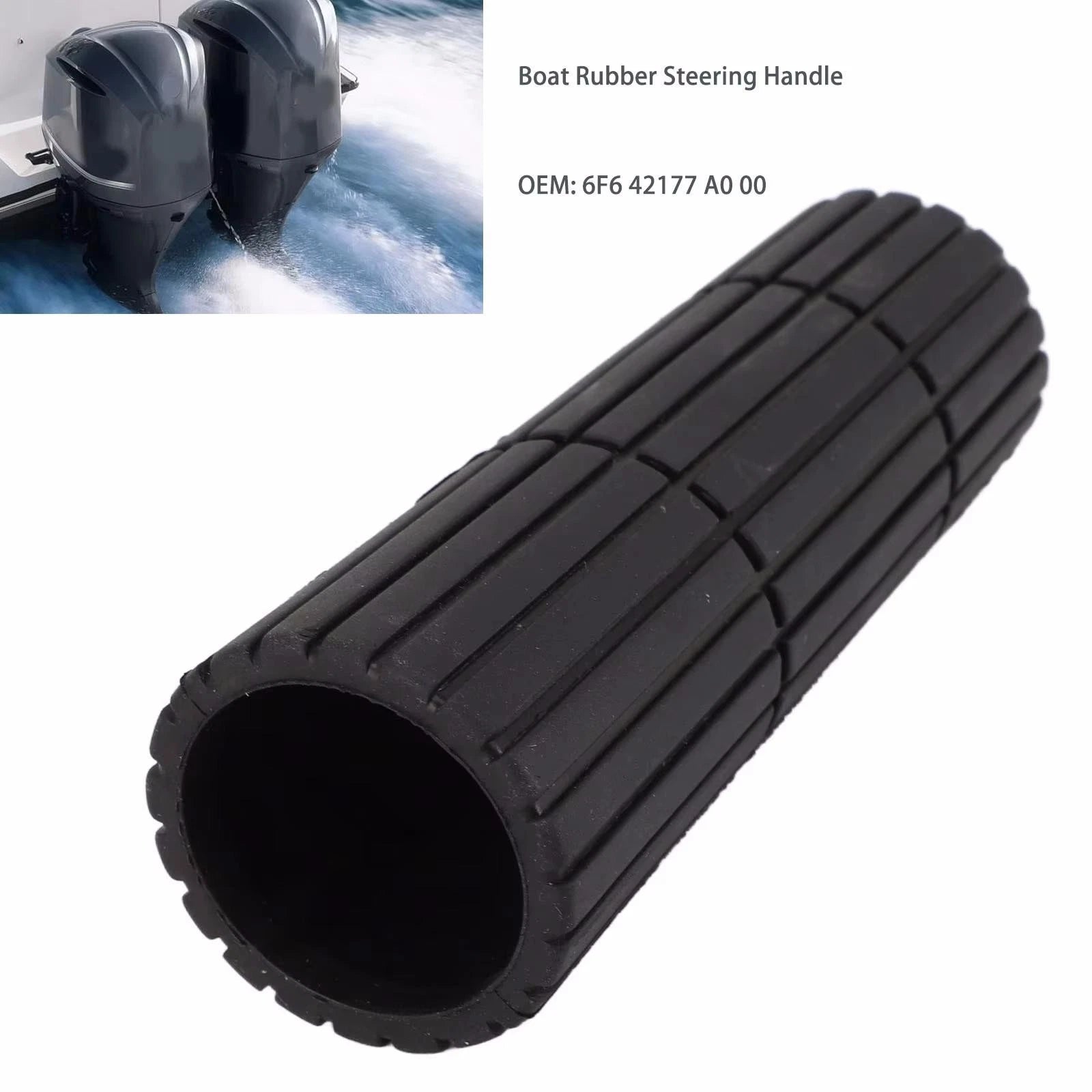 Rubber Handle for Yamaha Outboard 25-75 HP (Replaces 6F6-42177-A0-00, 6N0-G2177)