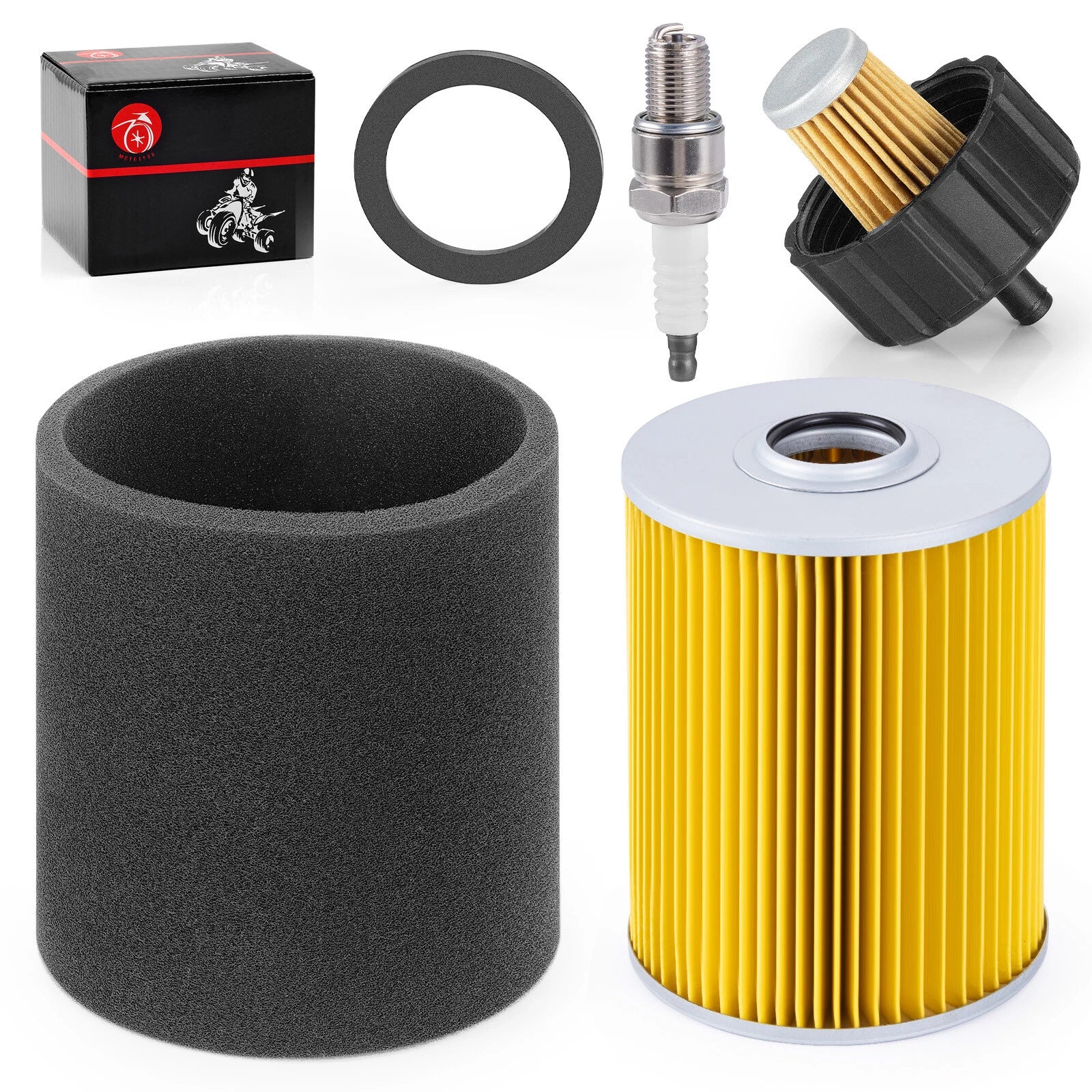Air Filter + Fuel Filter + Gasket for Yamaha Golf Cart G2 G5 G8 G9 G11 (1985–1995)