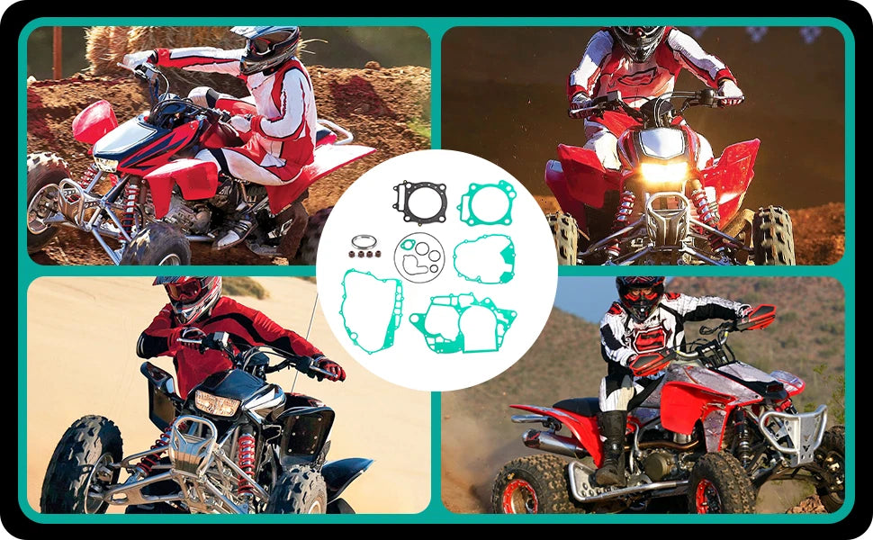 Top End Gasket Kit for Honda TRX450R Sportrax (2004–2005) 06111-HP1-670