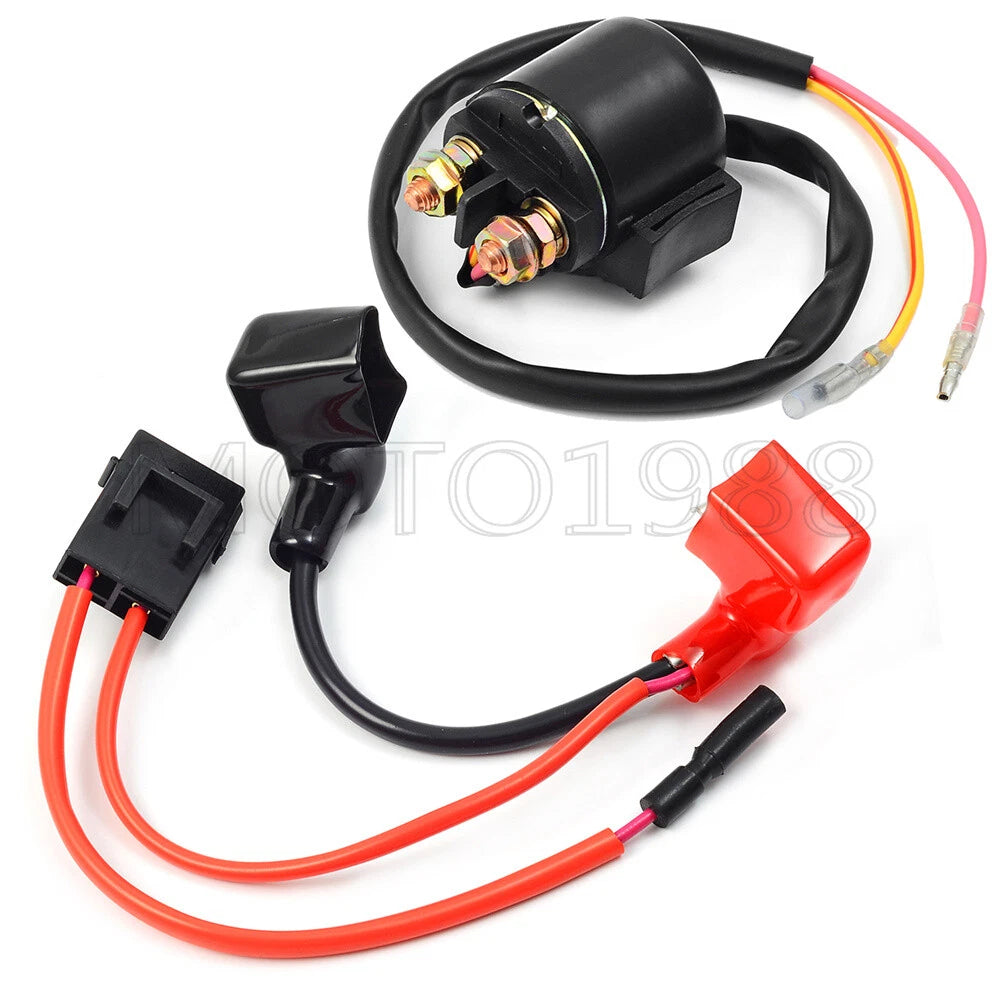 Starter Relay Solenoid & Battery Cable for Honda TRX300EX (1993–2006)