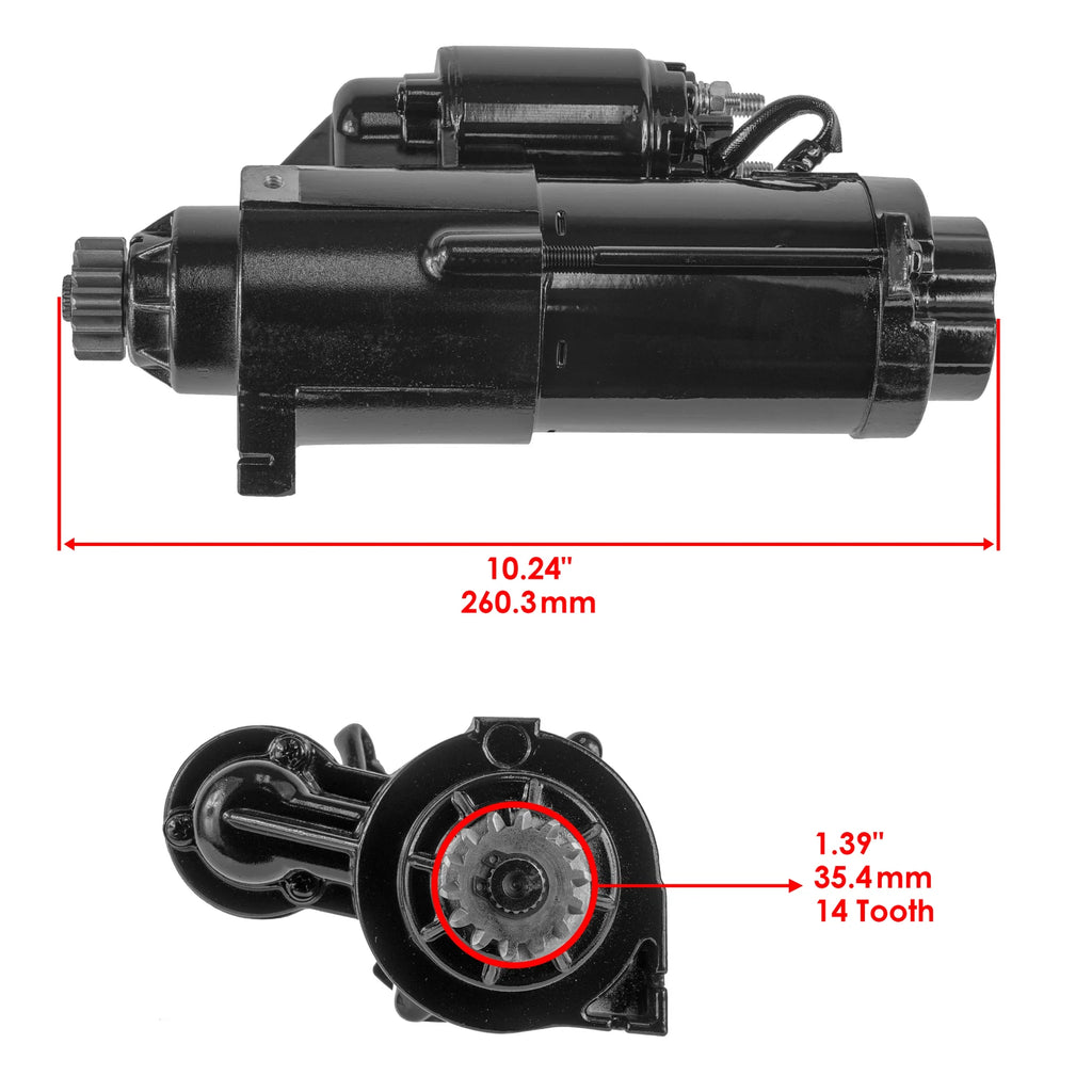Starter for Mercury (853329T, 892339T, 893892T, 9000855, 9000974)