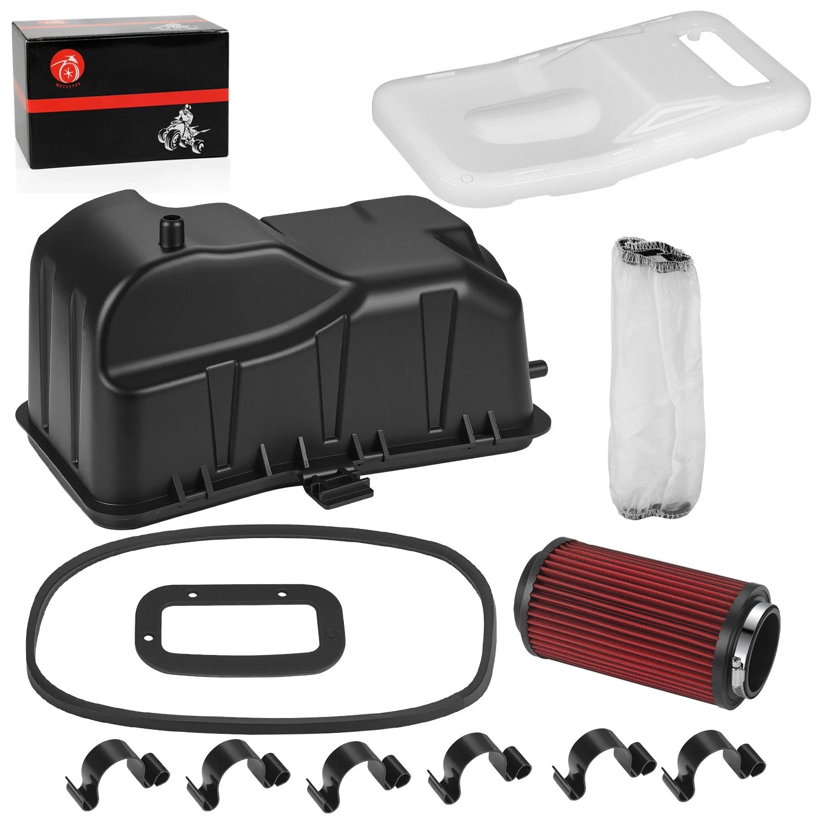 Air Filter Box & Lid & Clip & Seal Kit for Polaris Sportsman 500 4x4 (2001)