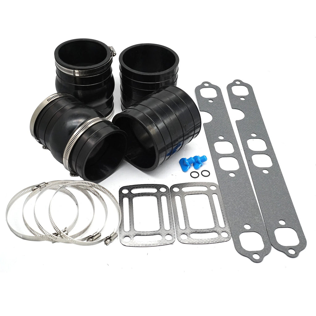 Exhaust Manifold Bellow Repair Kit W/Gasket for OMC 5.0L 5.7L V8 (3852741)
