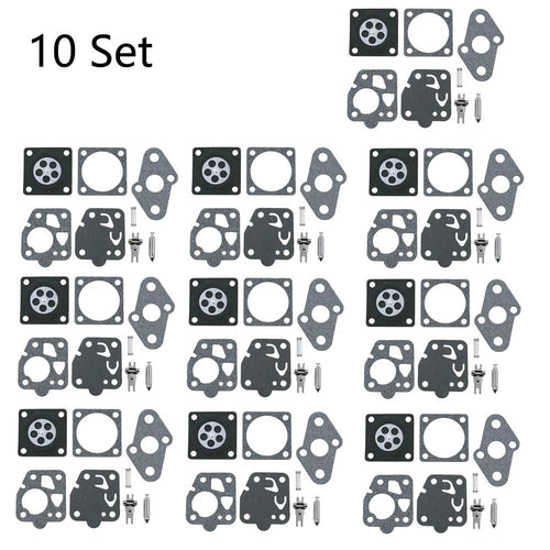 10x Carburetor Gasket Kit for Kawasaki TG20 TG24 TG25 TG33 TD24 TD25 TD33