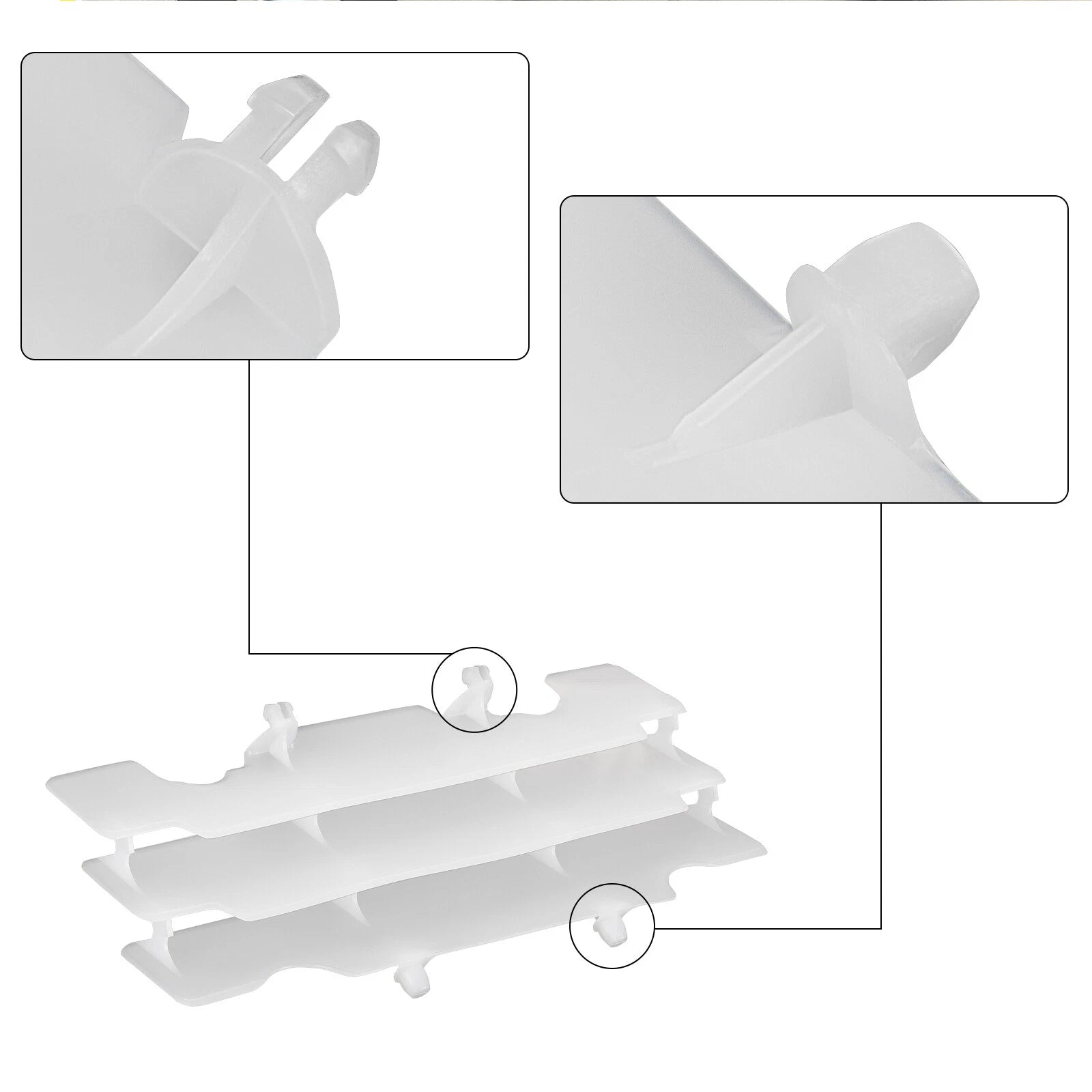 Radiator Grille Louver Guard Cover Set for Honda CR125R (1992–1997)