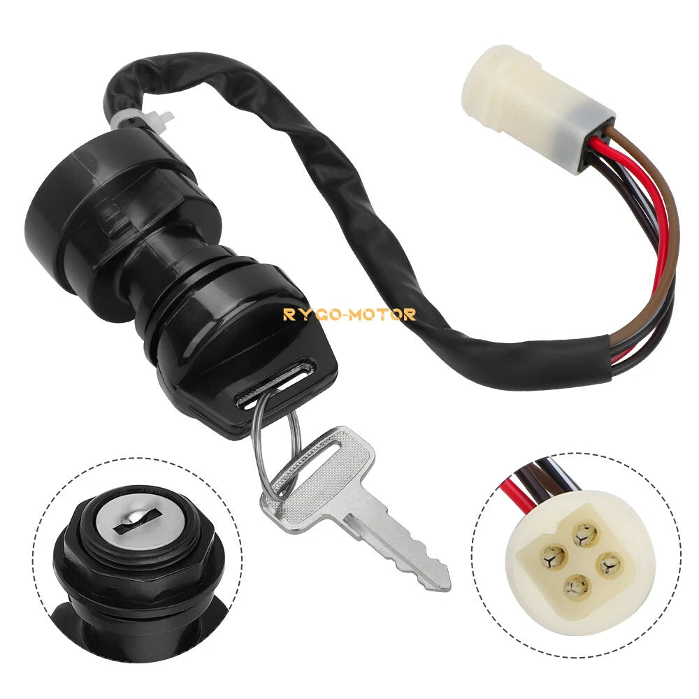 Ignition Key Switch for Yamaha MOTO-4 YFM225 YFM250 YFM350 Breeze 125 (1985–2000)