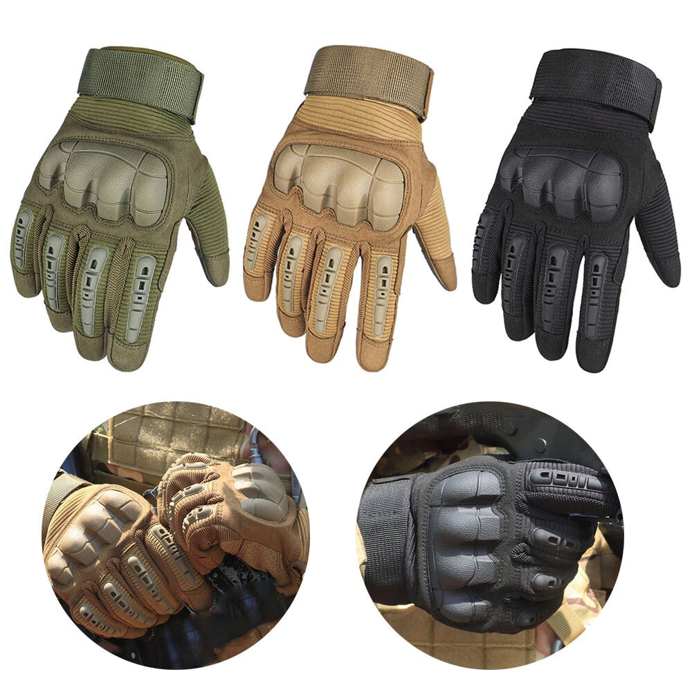 Tactical Full Finger Touch Screen Gloves for Motorcycle (Universal Fit)
