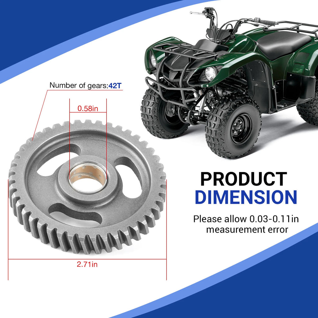 Transmission Primary Driven Gear for Yamaha Breeze Grizzly 125 (1997–2001) 3FA-16151-00-00