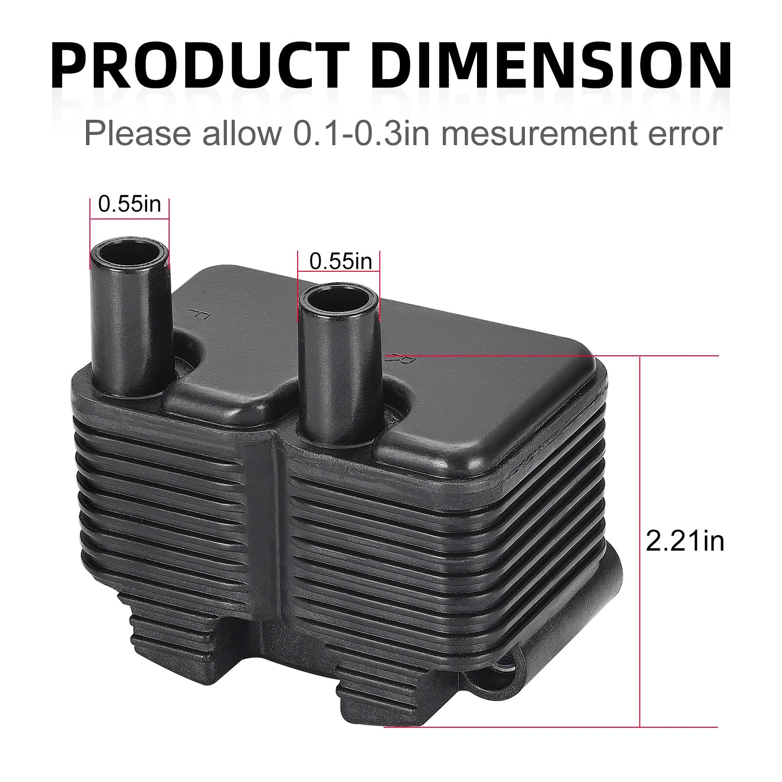 Ignition Coil 0.5 OHM for Fat Boy FLSTF / Heritage Softail Classic FLSTC (2000–2006)