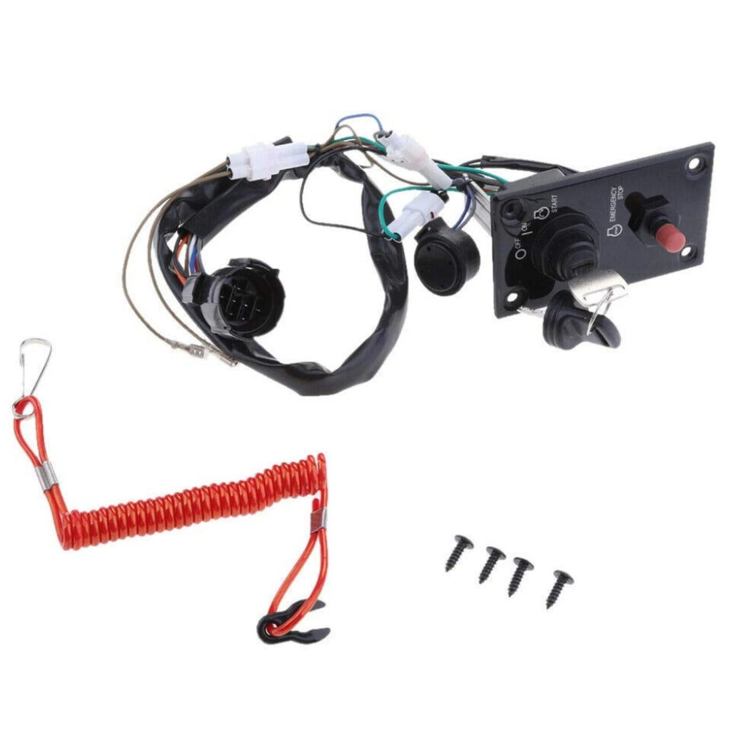 Ignition Key Switch Panel for Suzuki Outboard (37100-96J24, 37100-96J27)