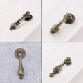 Set of 10 Antique Drawer Pull Knobs for Cabinet Hardware