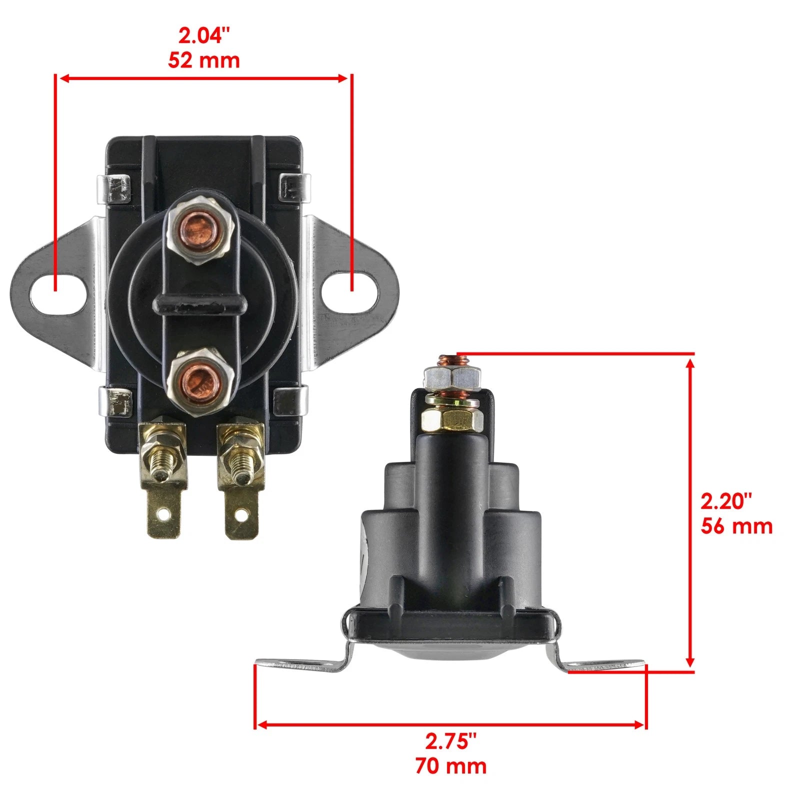 Starter Solenoid Relay for Mercury Marine 75Hp 60Hp Bigfoot (N/A)