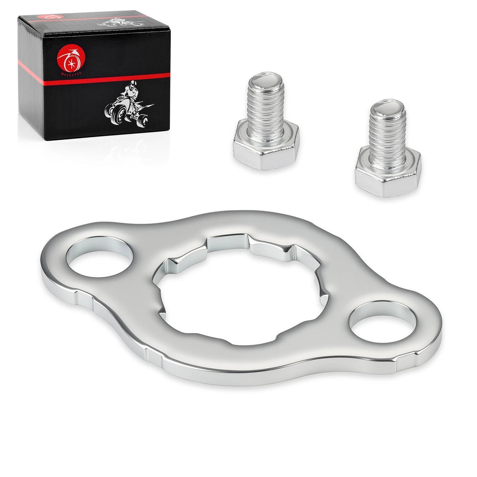 Engine Front Sprocket Retainer Plate w/Hex Bolt (6X10) for Honda XR100 (1981–1984)