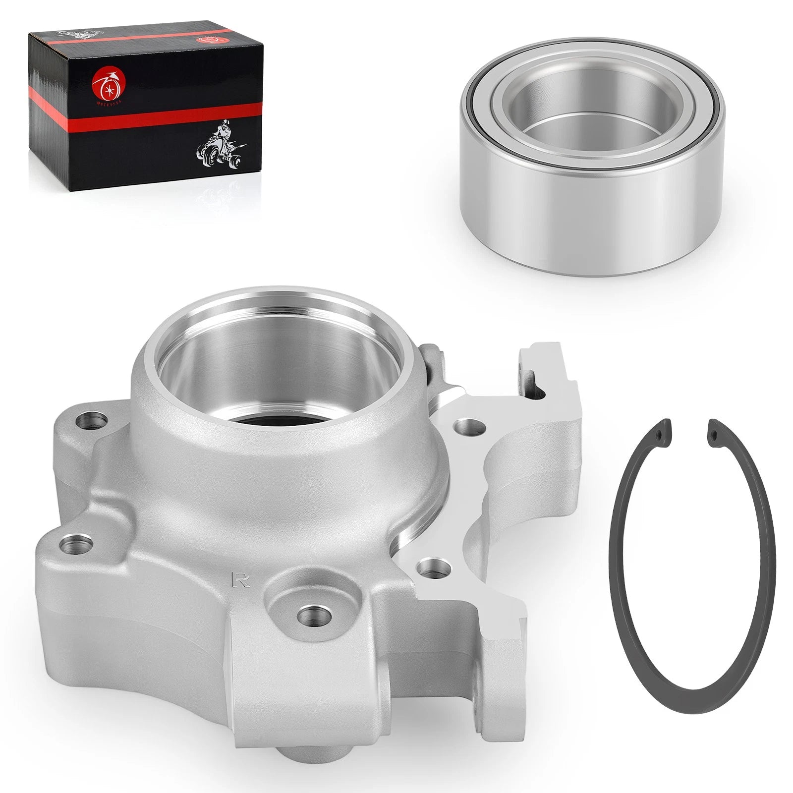 Right Wheel Bearing Carrier & Bearing Ring Kit for Polaris RZR Turbo XP (2017–2021)
