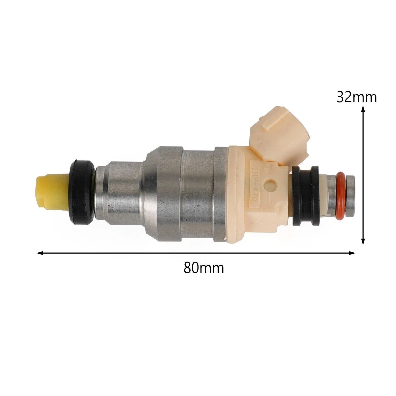 Set of 4 Fuel Injectors for Suzuki Sidekick, Tracker, X-90 (1995–1998) INP-470 T9 15710-58B00