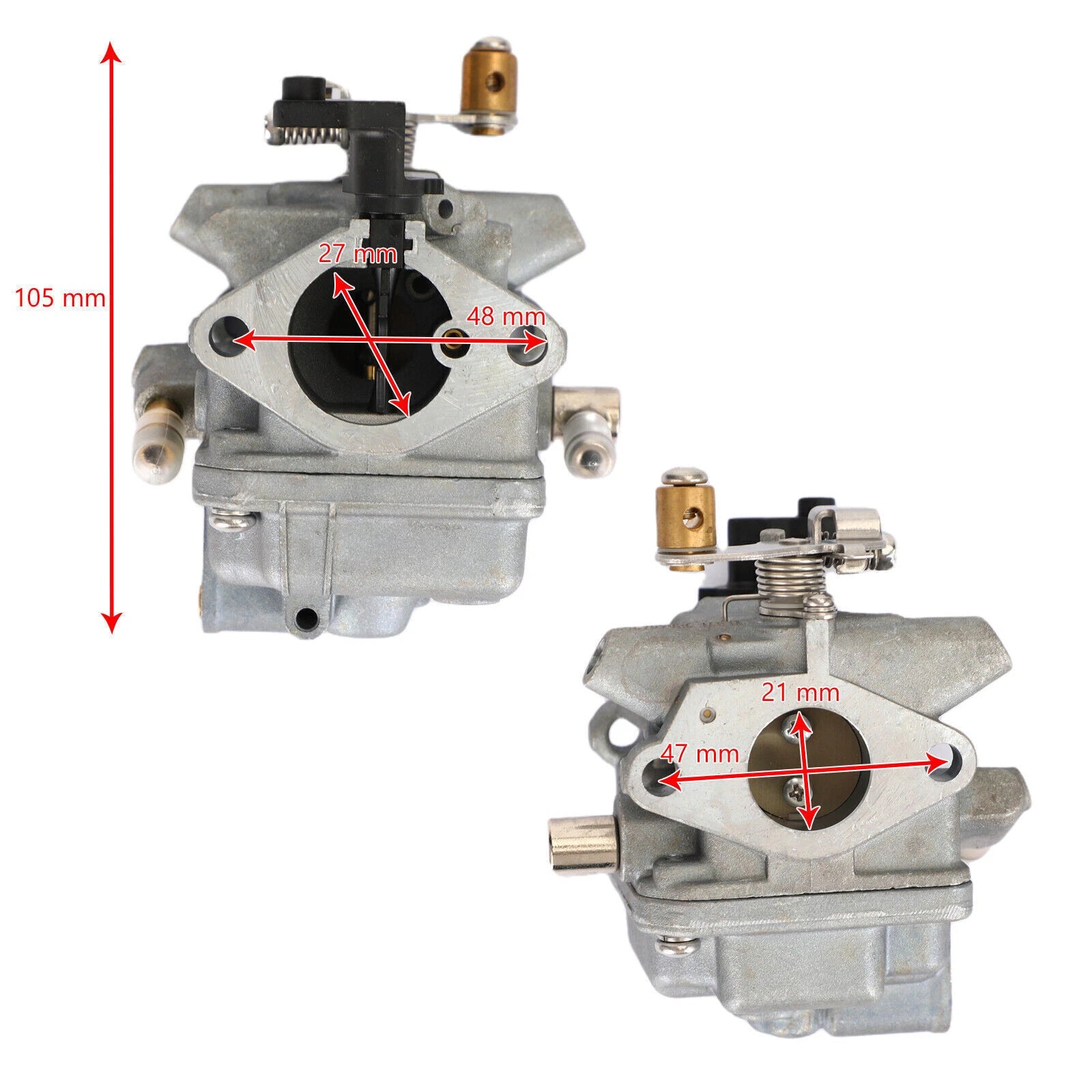 Carburetor for Yamaha Outboard F6 6 HP (PN 6BX-14301-10)