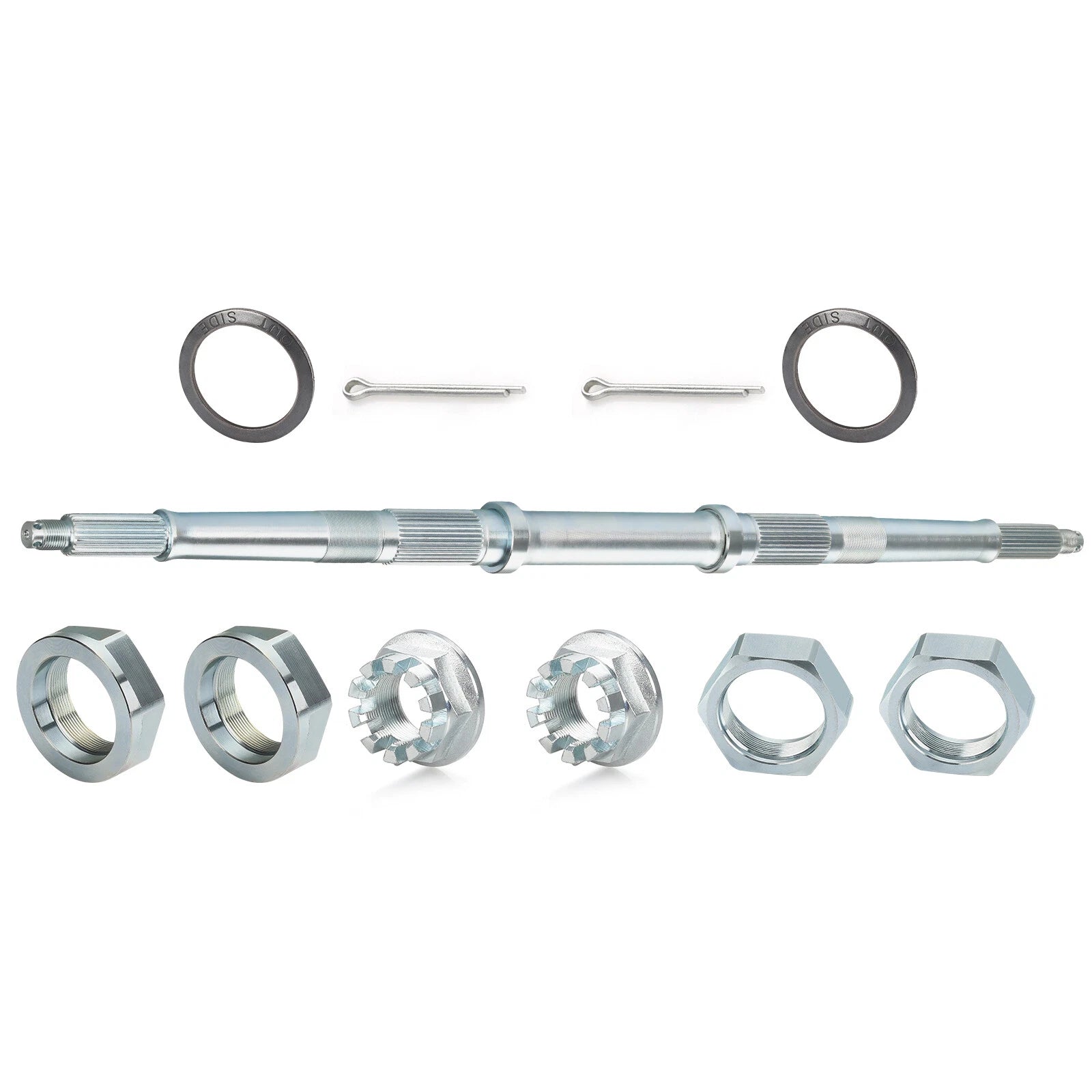 Rear Axle Shaft w/ Nut Pin Kit for Honda FourTrax 300 (1993–2000)