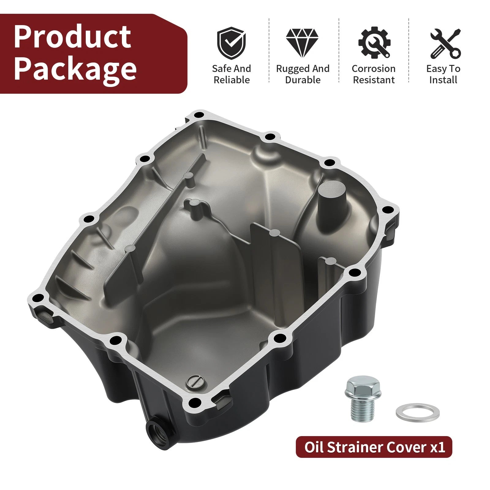 Oil Strainer Cover for Yamaha Tenere 700 XTZ07 FZ-07 MT-07 XSR700 (2015–2024)