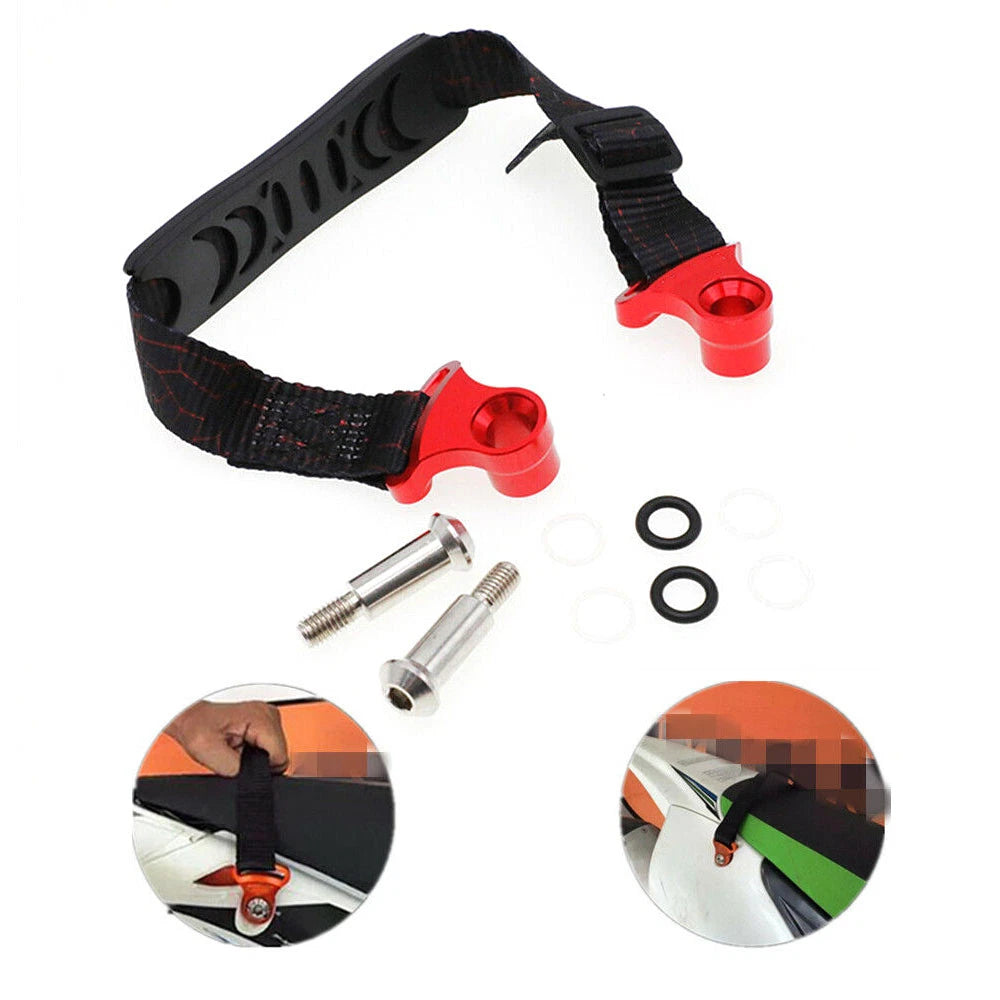 Adjustable Rear Pull Strap Sling Belt for Motorcycle Dirt Bike (280-515mm)